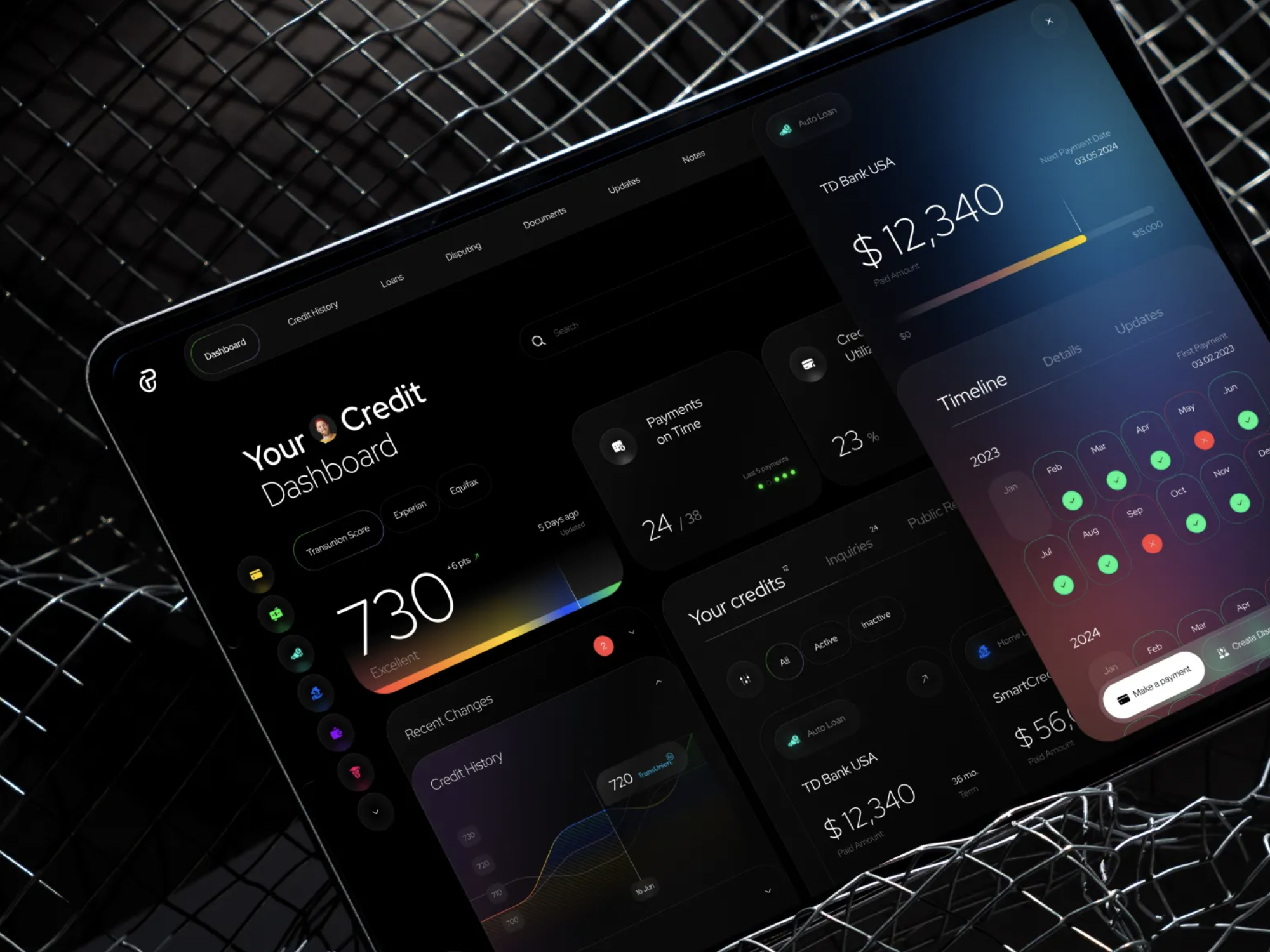 Credit Score Dashboard