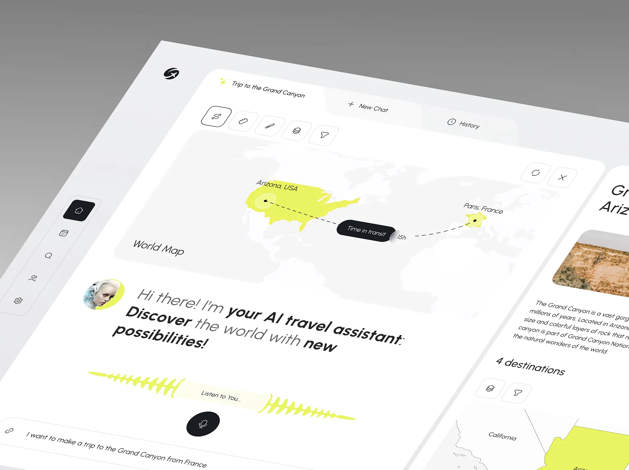 Travel Web Dashboard