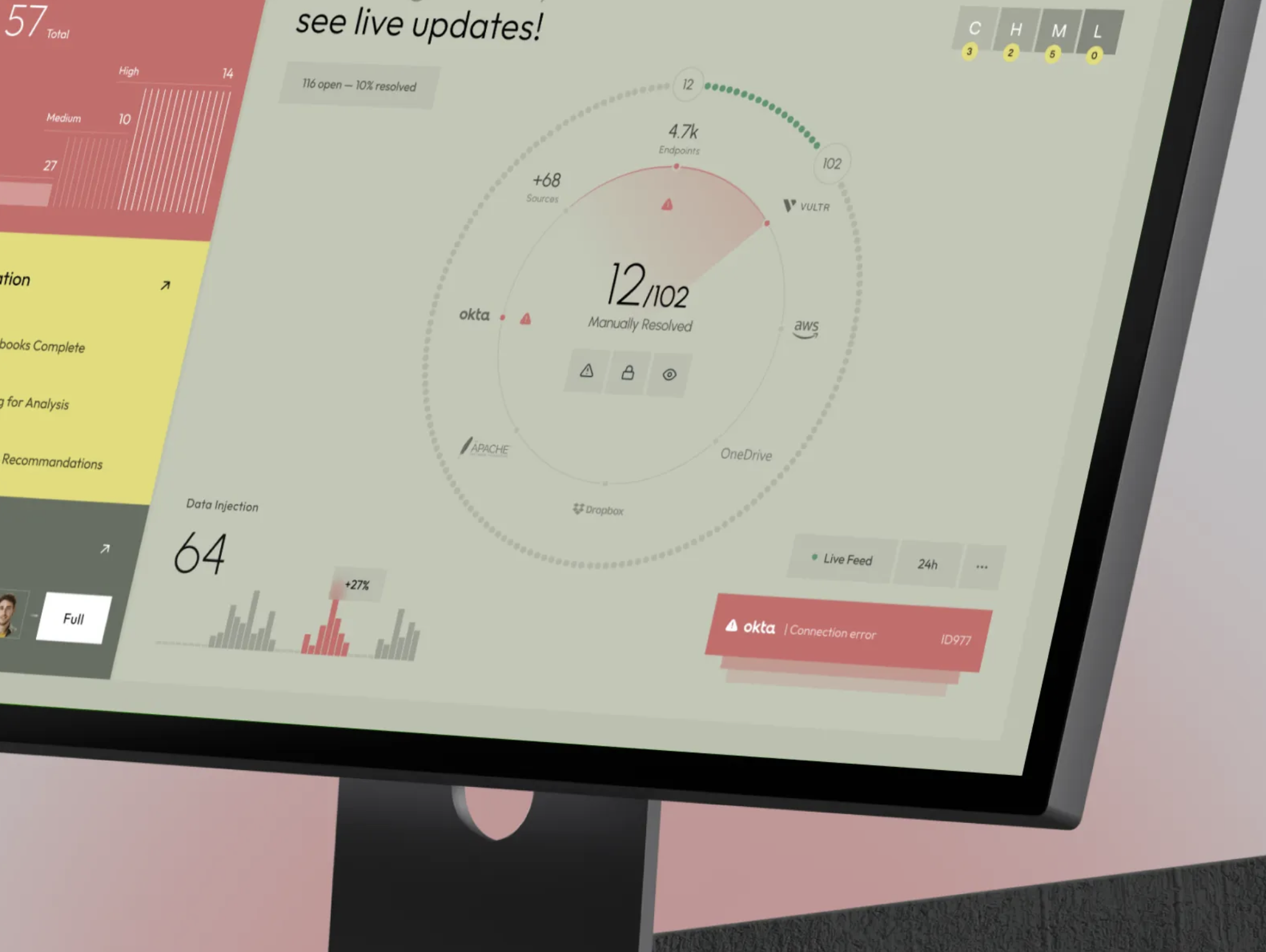 Cybersecurity SaaS Dashboard