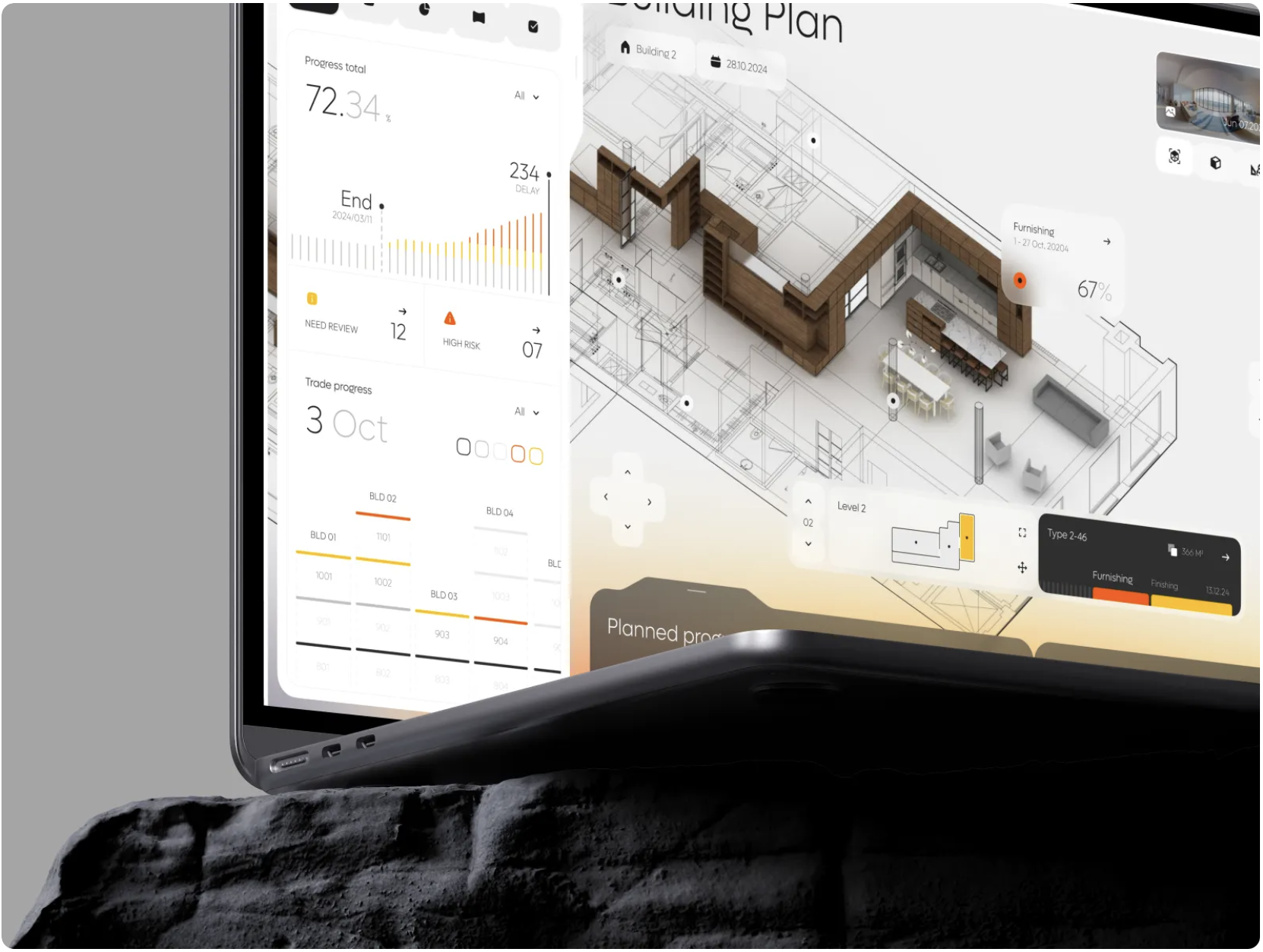 Construction System Web Dashboard