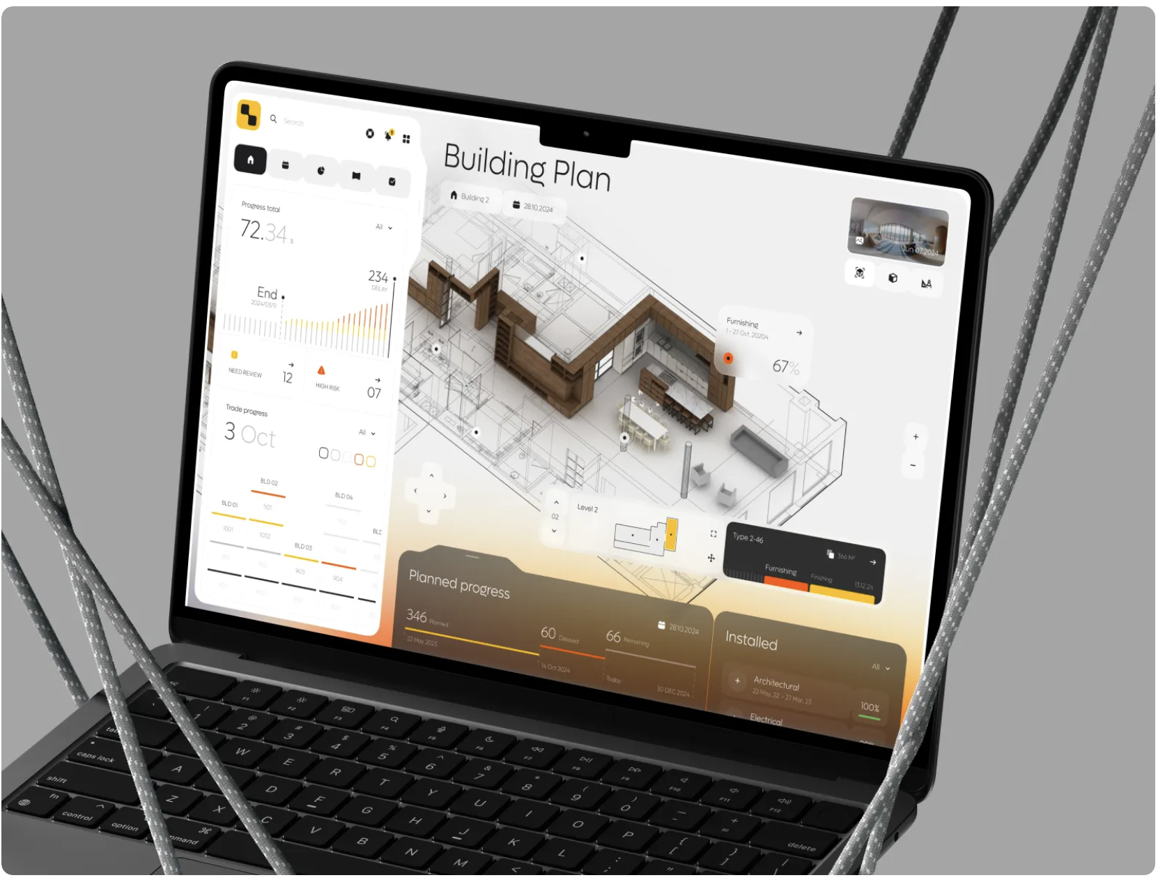 Construction System Web Dashboard
