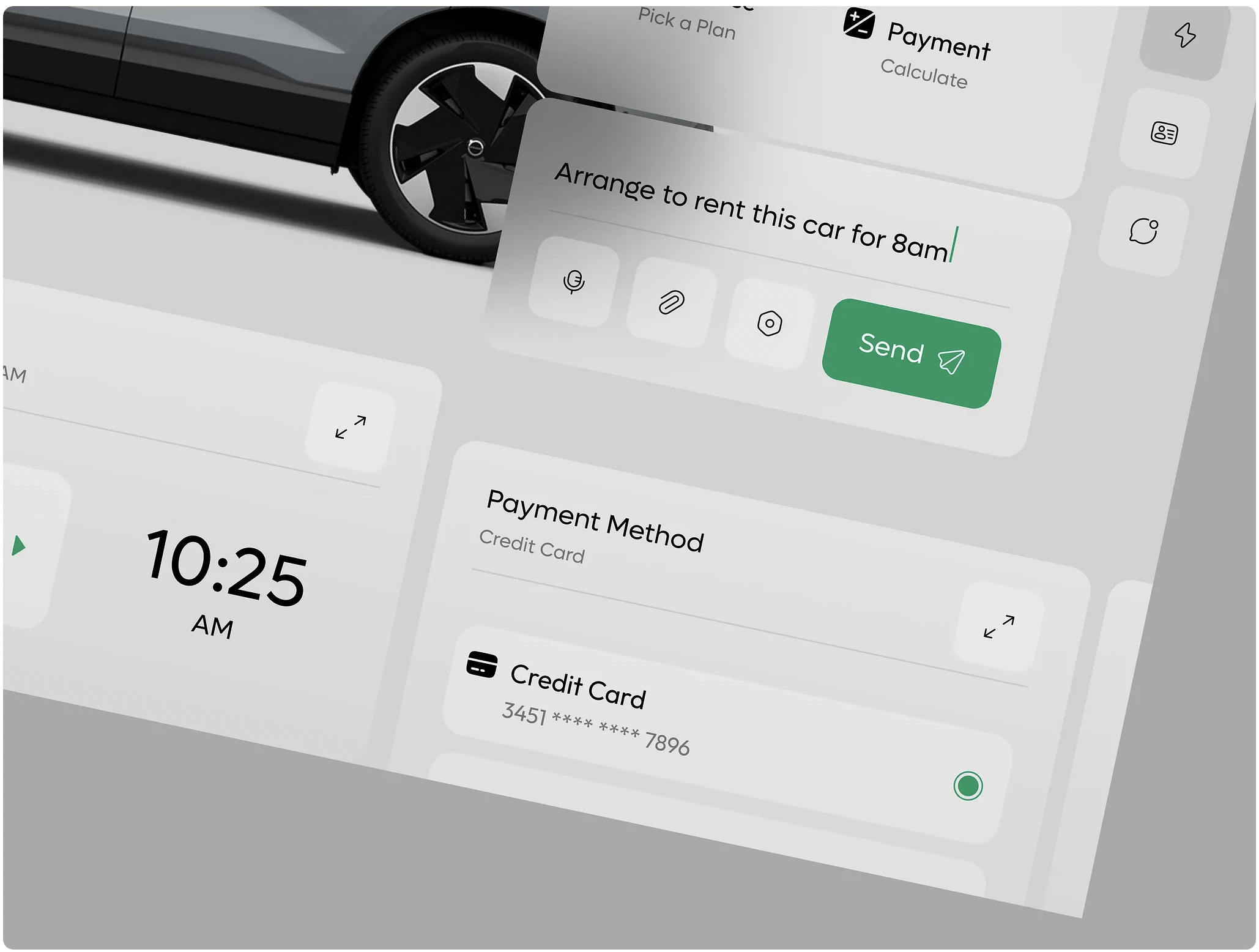 Car Rent AI Assistant Dashboard