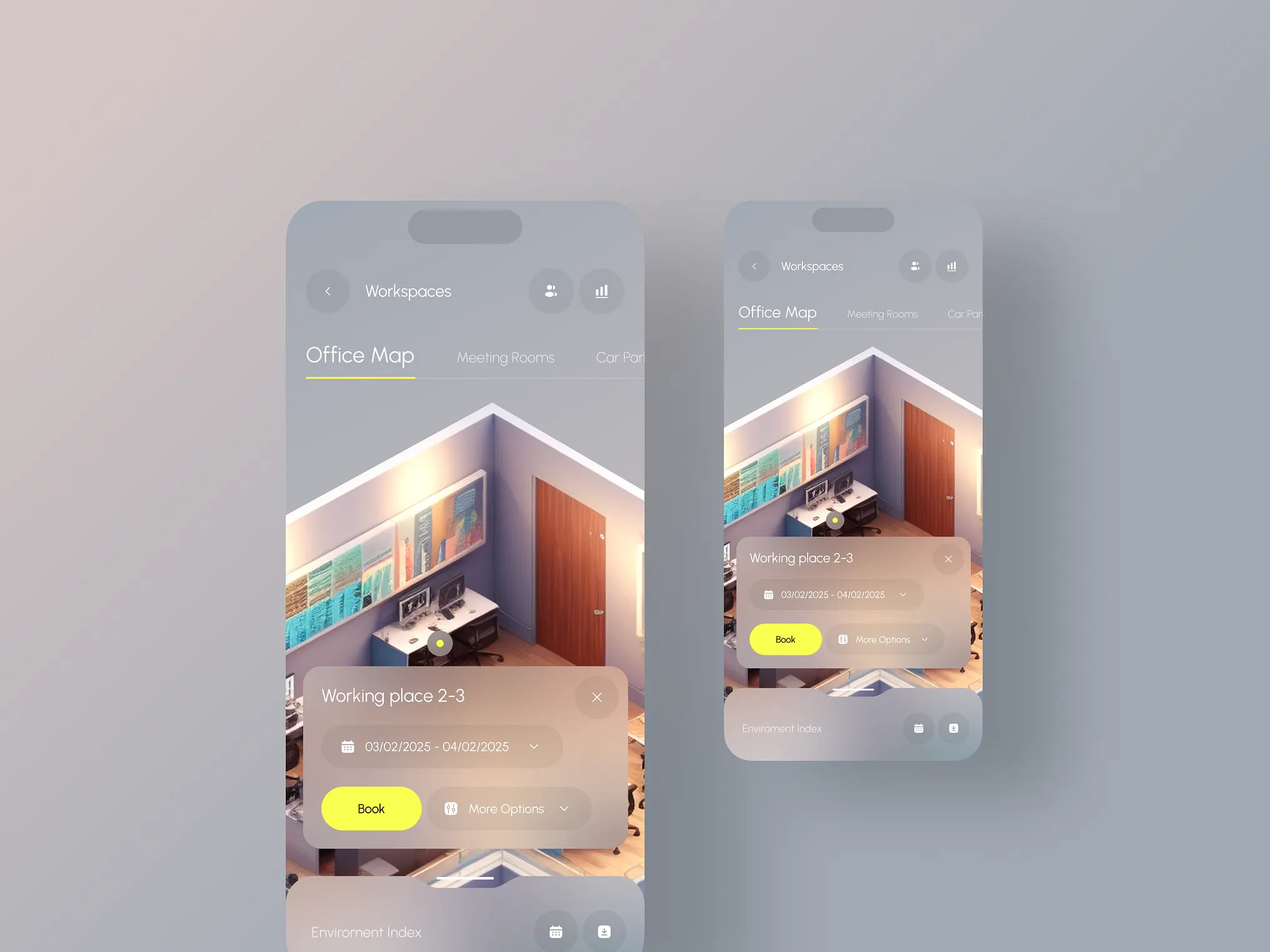 Office Workspace Mobile App